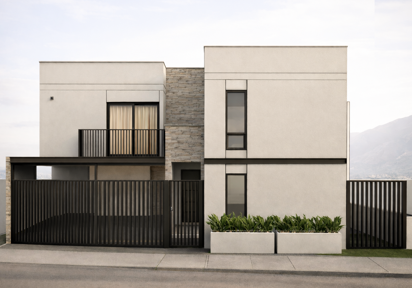 Fachada de Balcones del Mirador, proyecto de Atelier 161